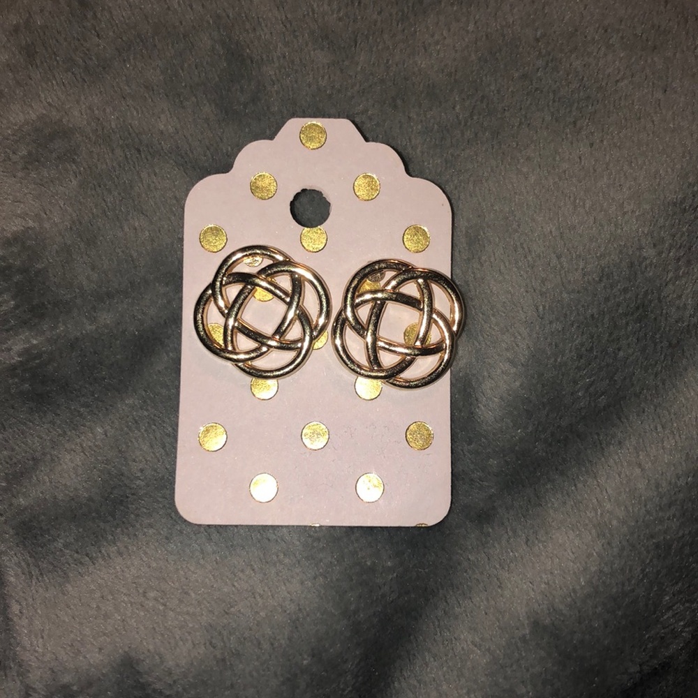 Gold earrings!